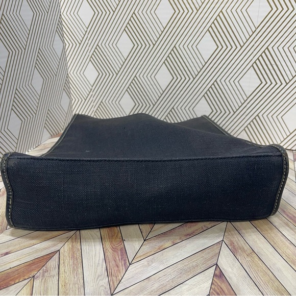 Black Linen Lauren Ralph Lauren shoulder bag‎ S3 - Picture 5 of 7